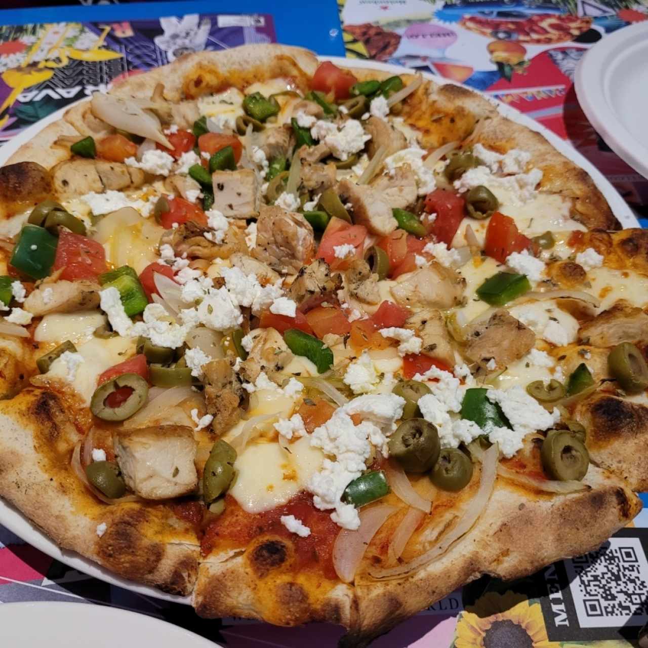 pizza de pollo