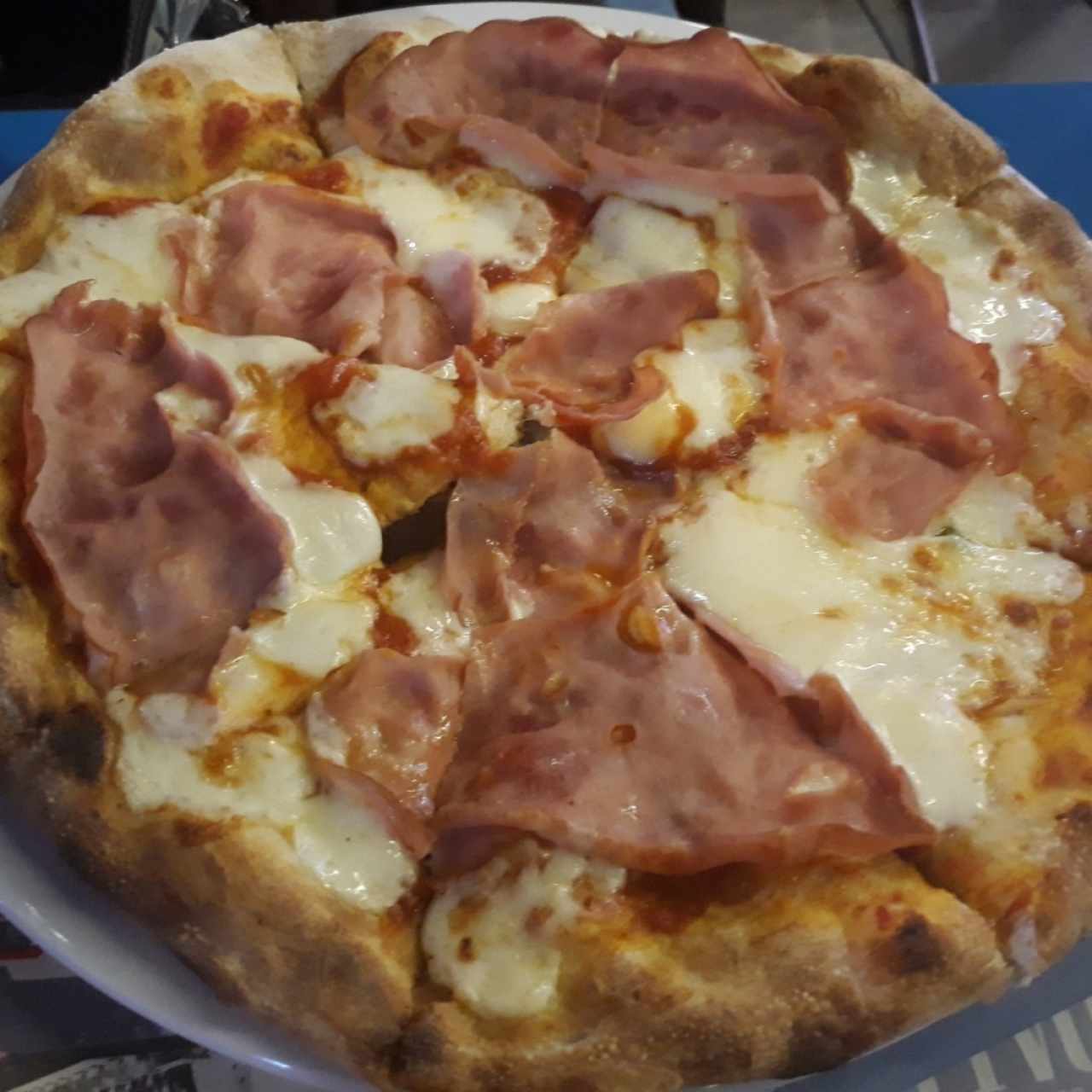 pizza de jamón