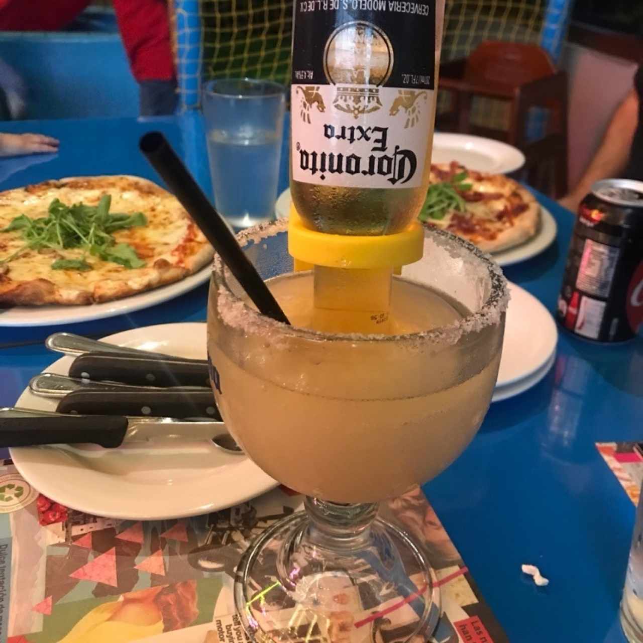 trio de quesos! margarita borracha 😬😬😬