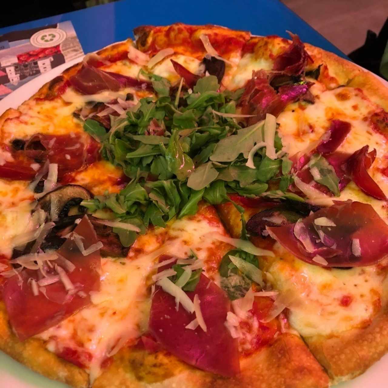 Pizza Serrano/Portobello