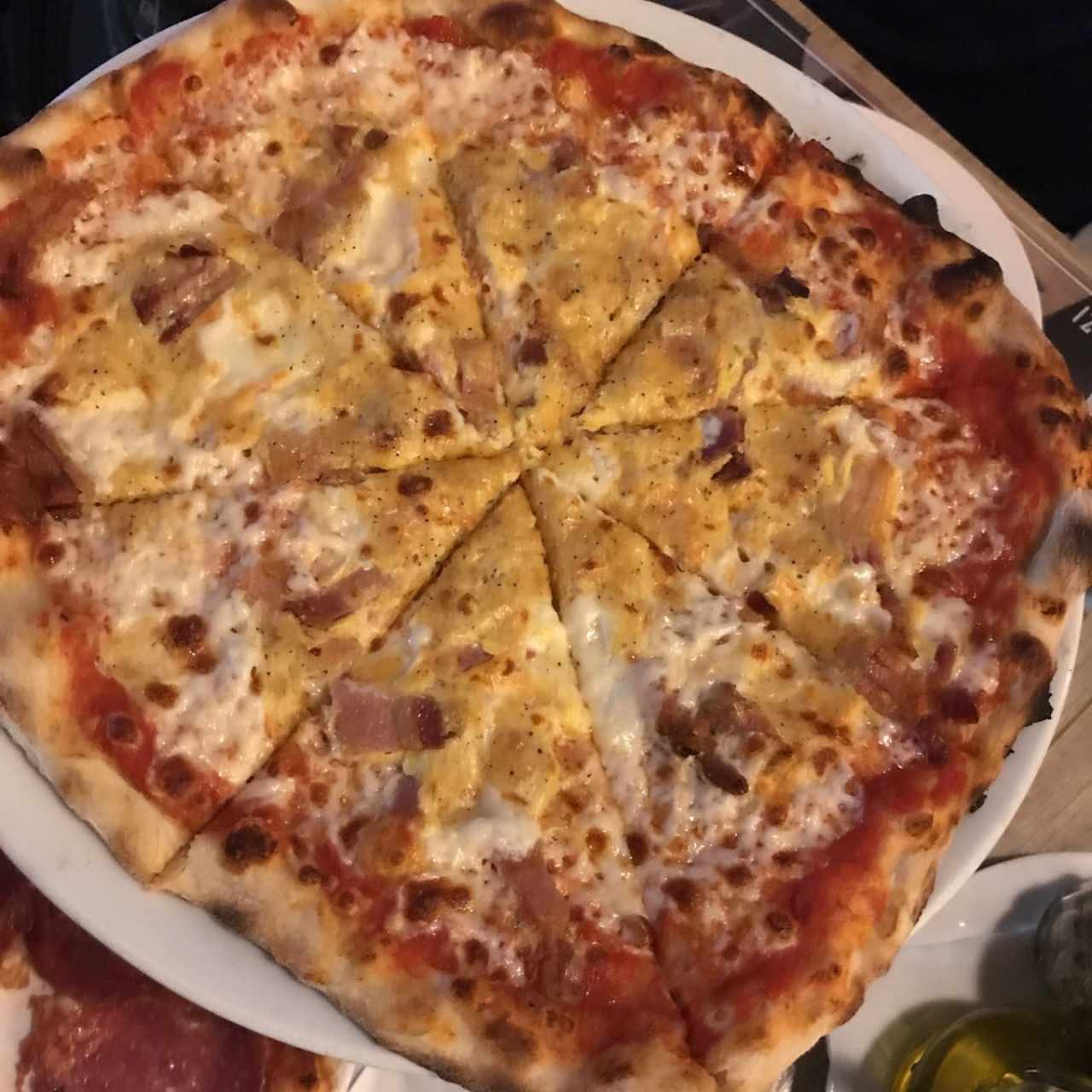 Pizza Gourmet - Carbonara normal