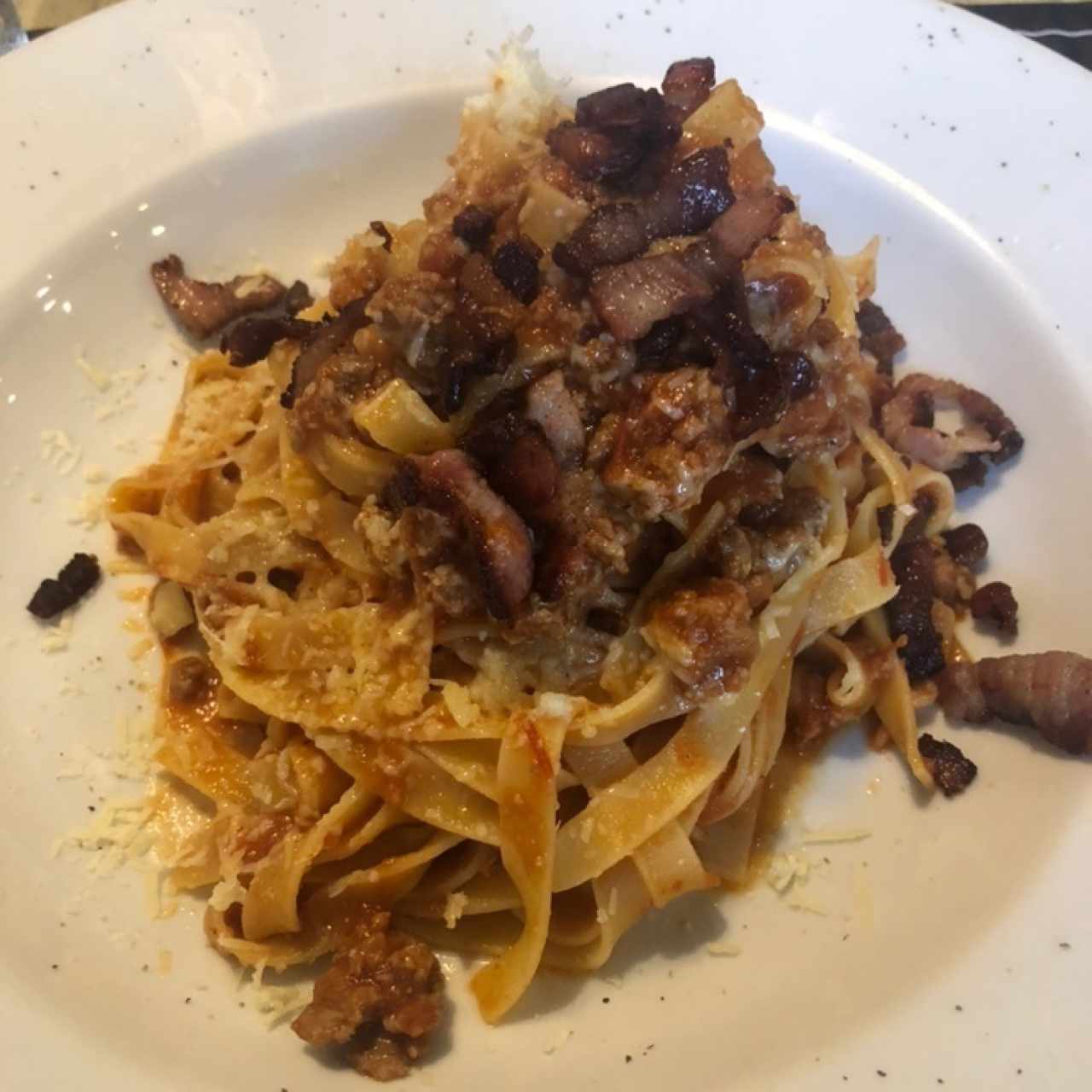 Pasta Tradizionale - Spaghetti Alla Bolognese con tocino