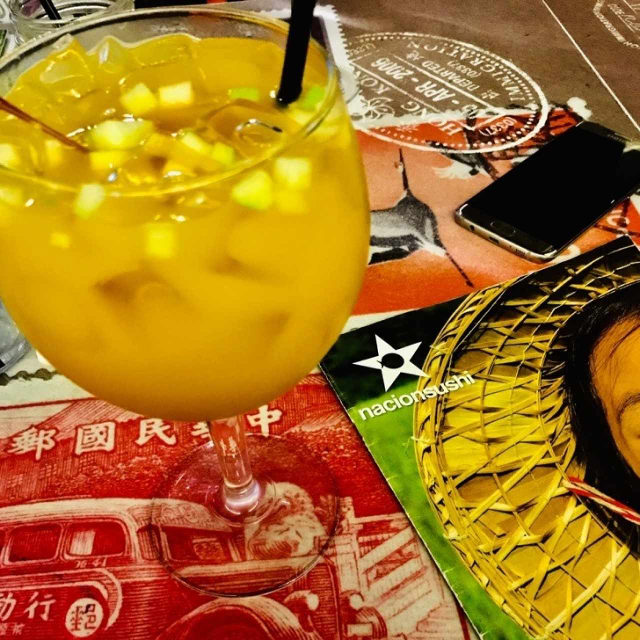 Seductores cocteles - Sangría de mango