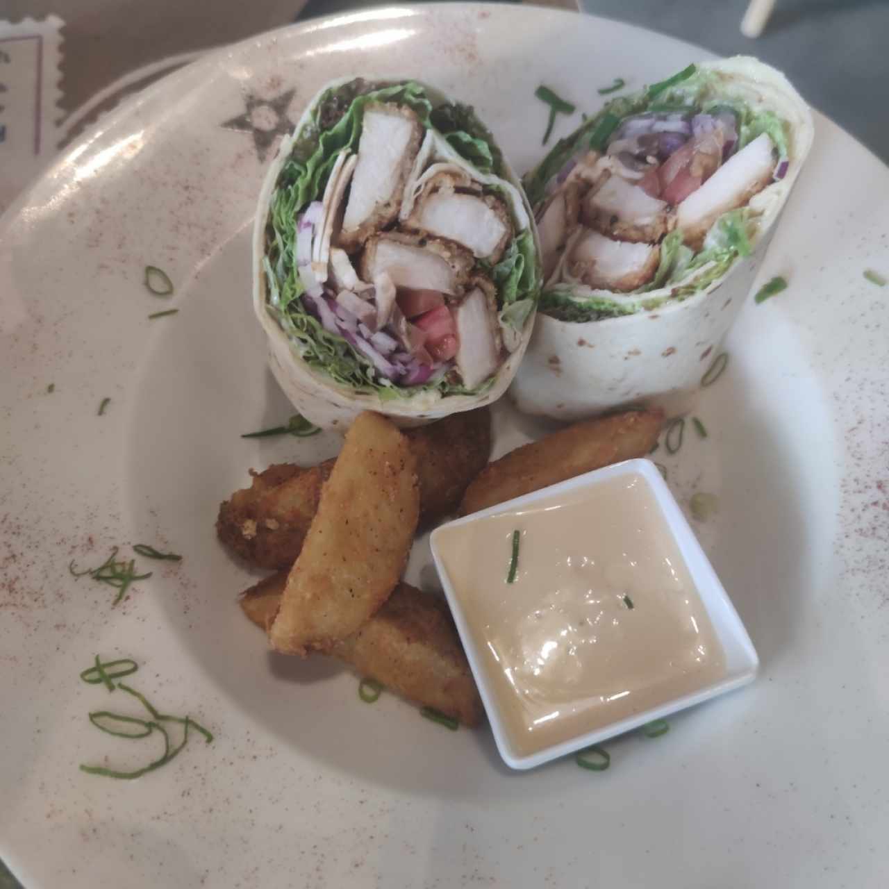 Wrap de Pollo Thai