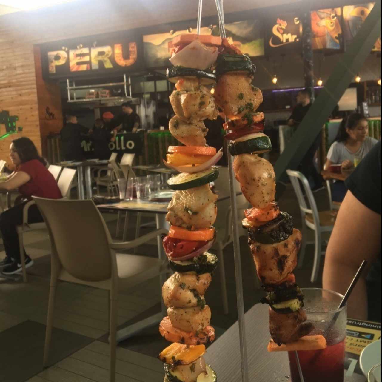 Brocheta de Pollo