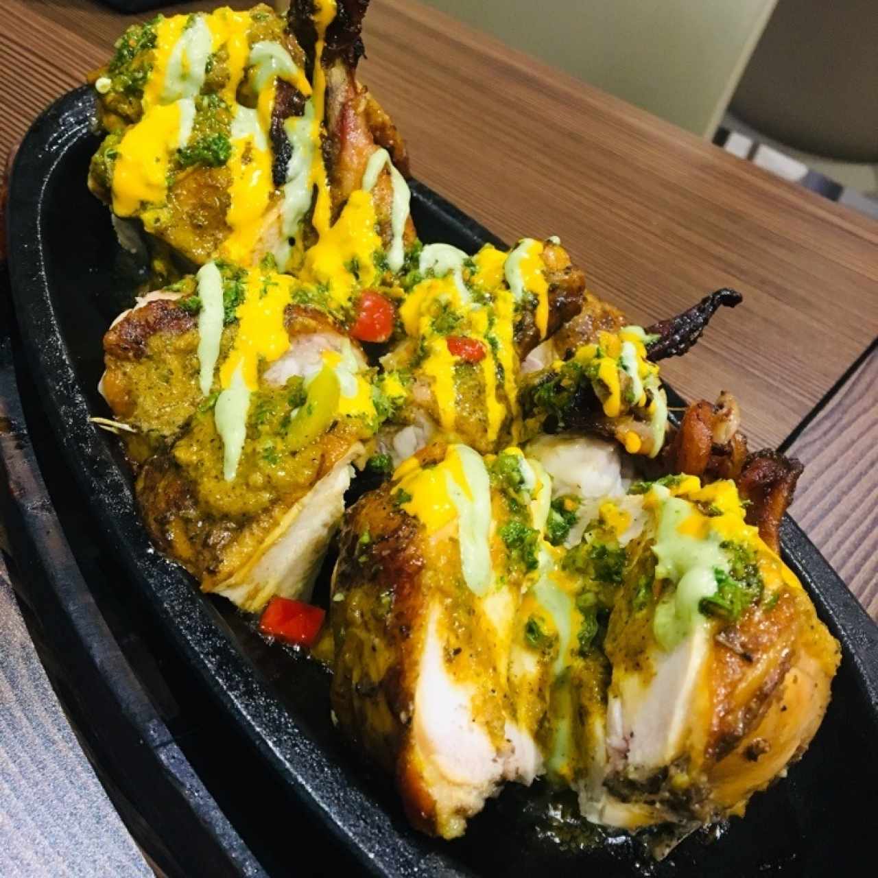 Pollo entero asado