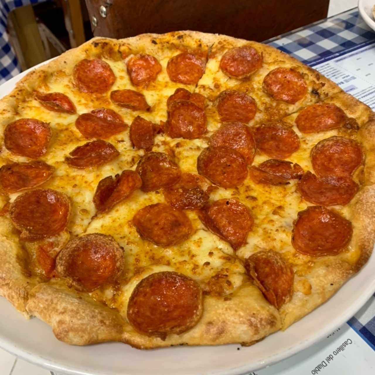 pizza regular de peperoni