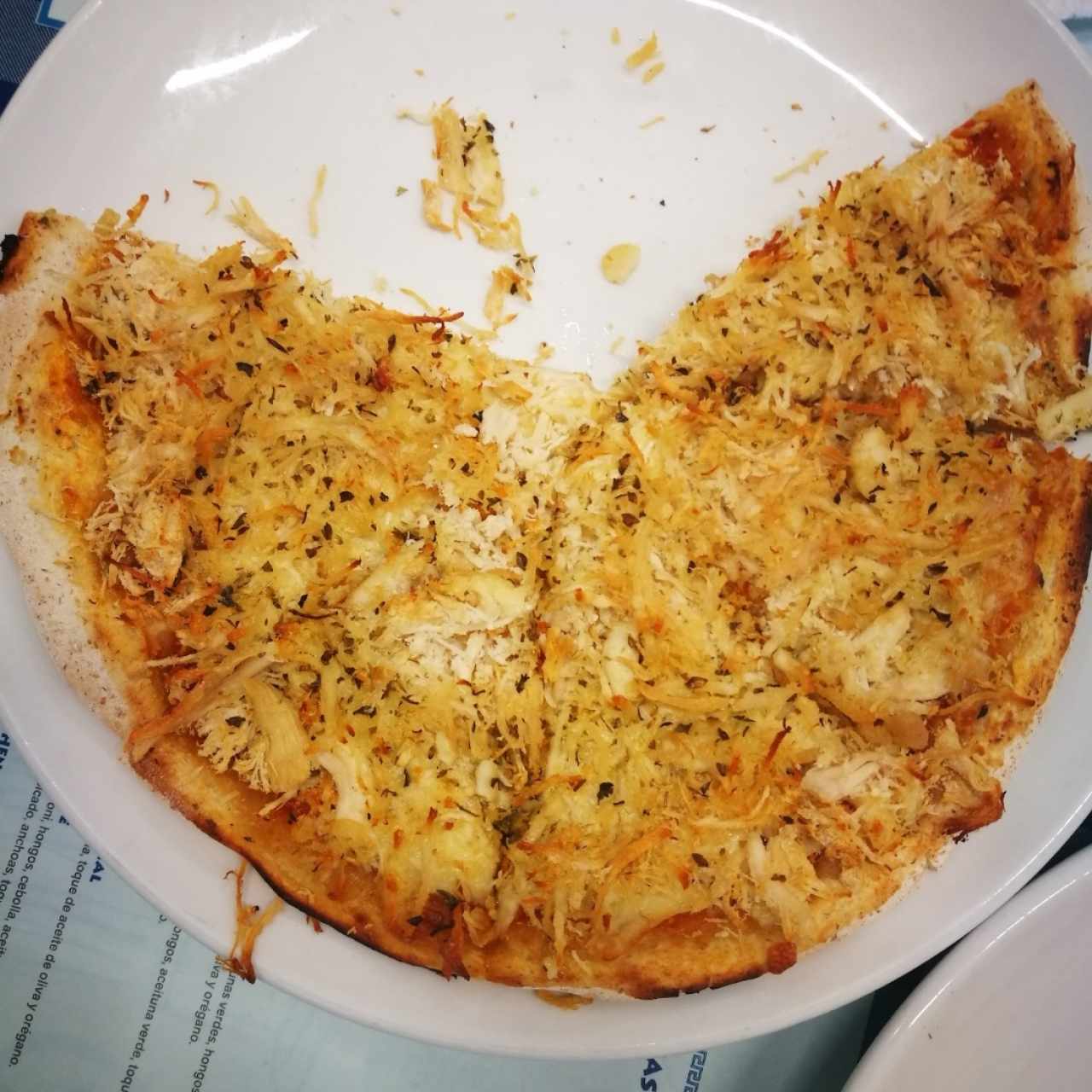 pizza de pollo