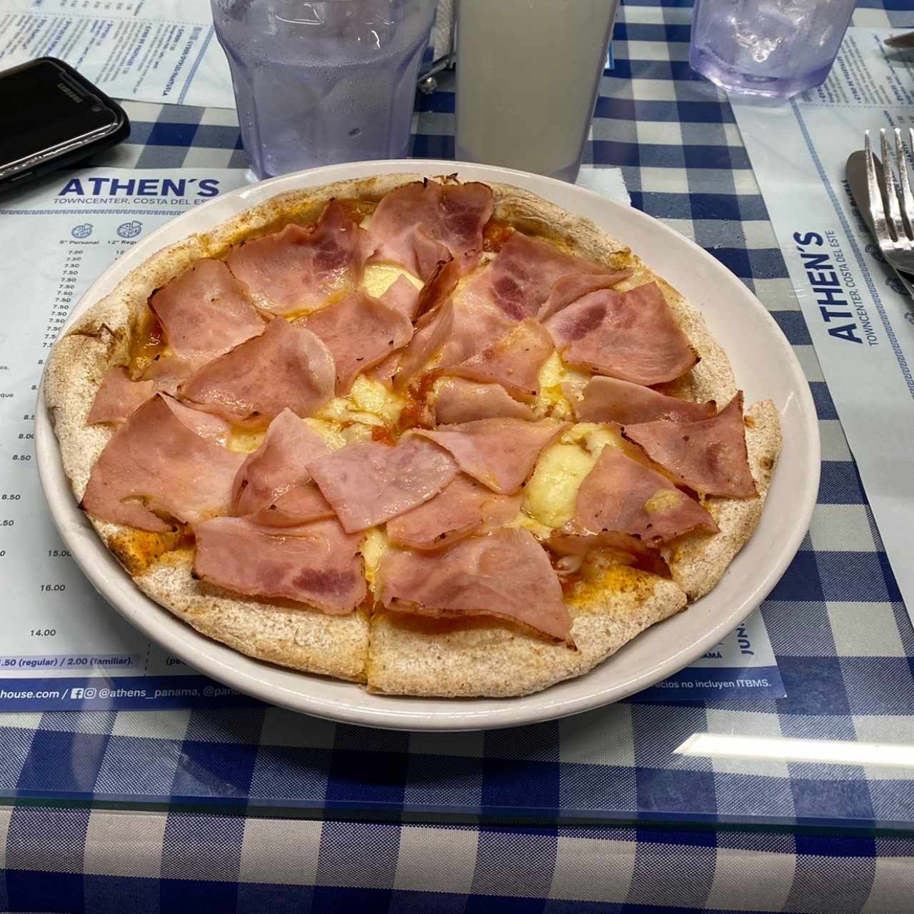 Pizza de jamon