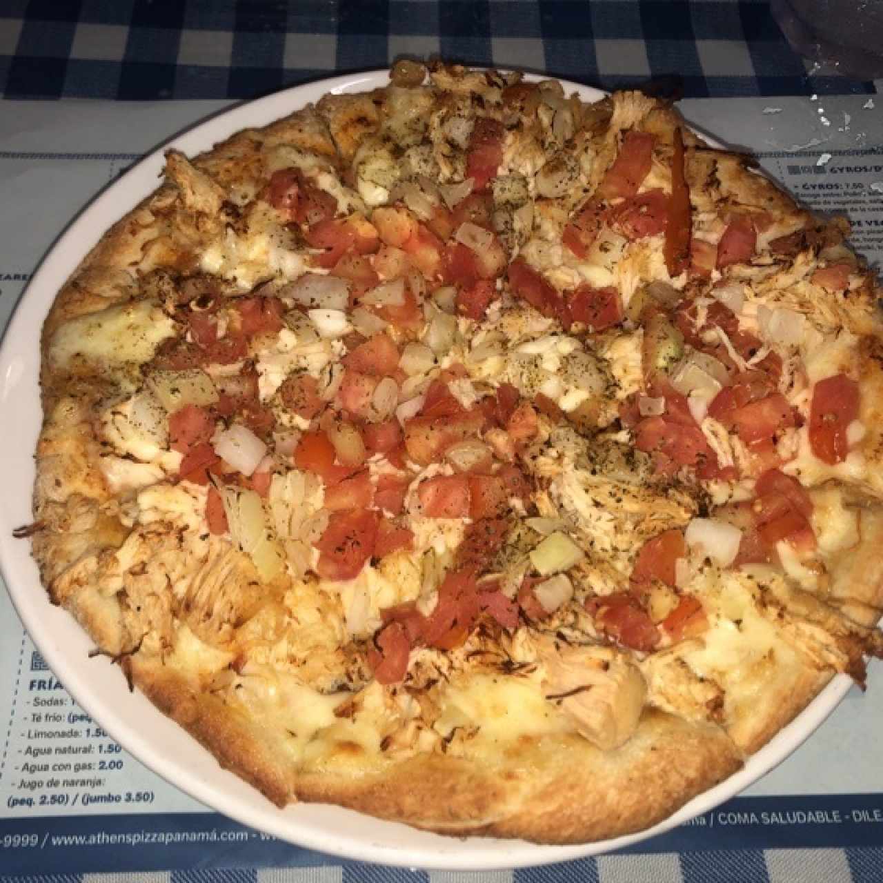 Pizza de pollo especial 