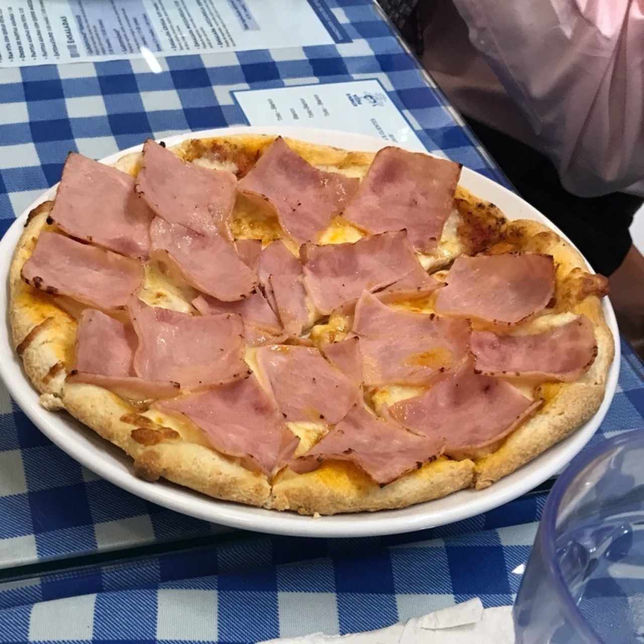 pizza de jamón 