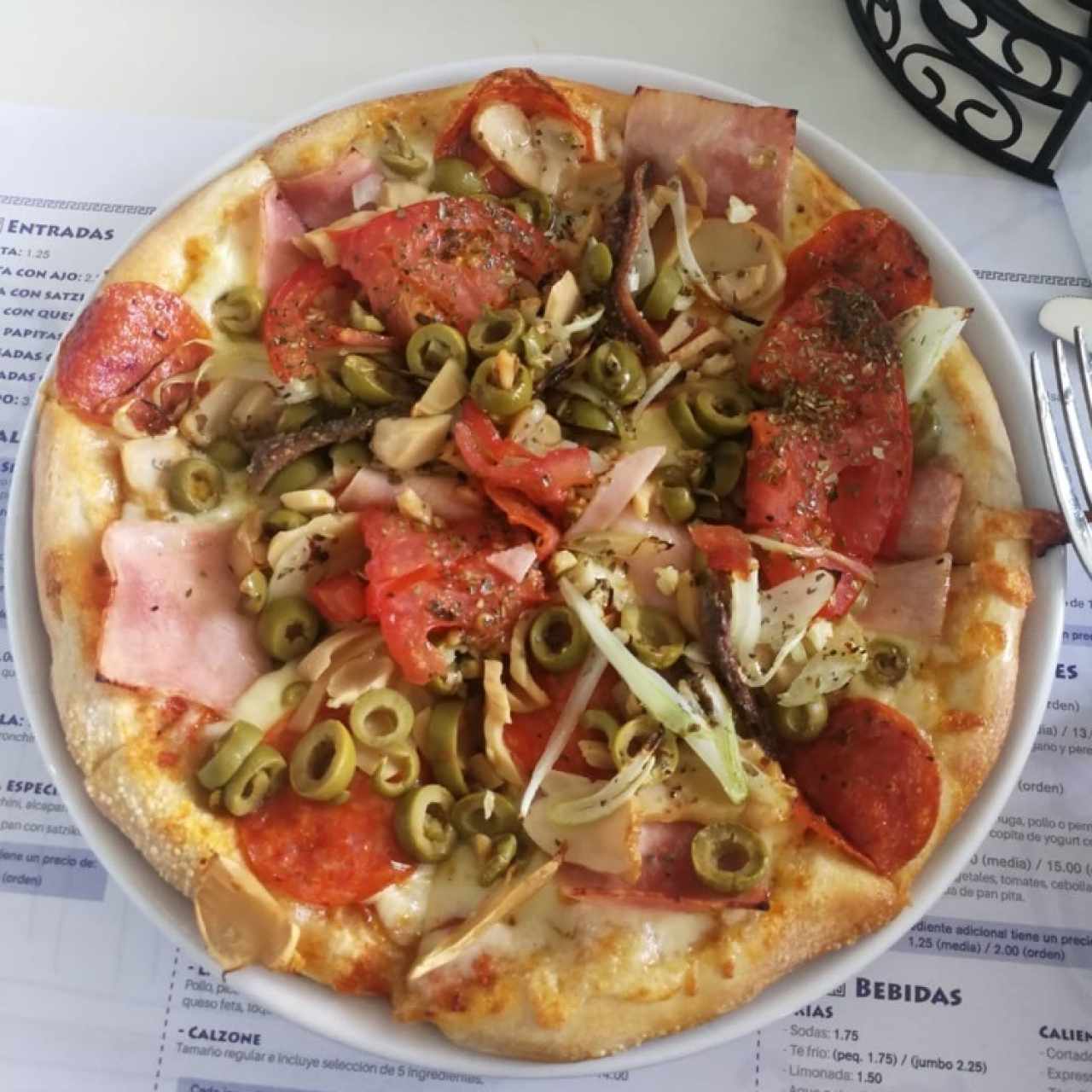Pizza 8'’ Ateniense