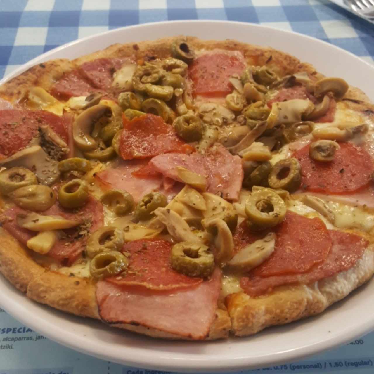 pizza de combinación (Personal $8.50)