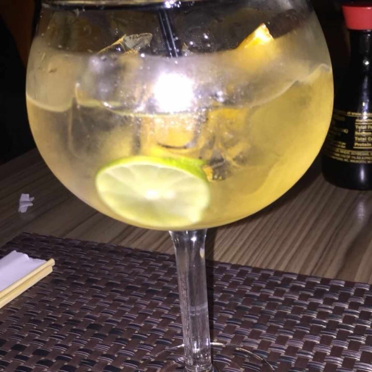 Gin tonic de limon