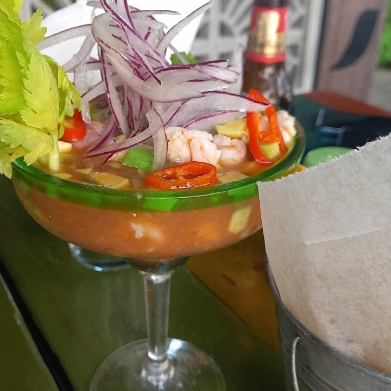Ceviche al Bloody Mary!