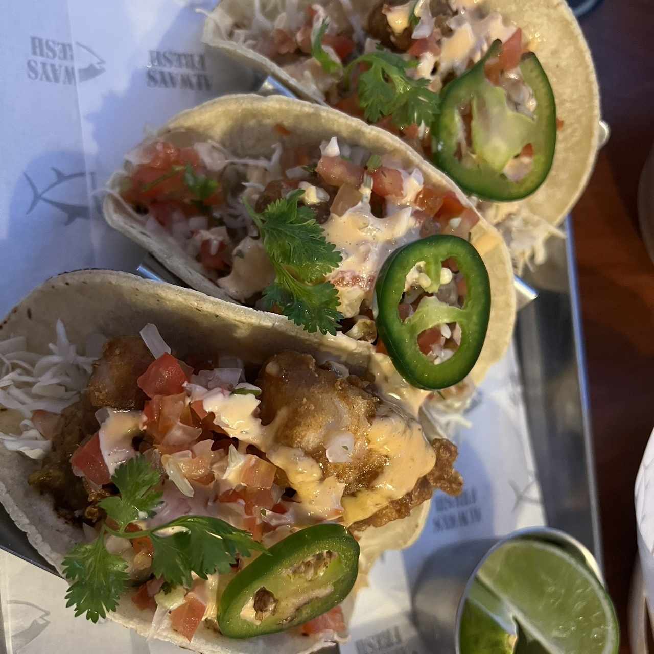 Del Mar - Fish Tacos