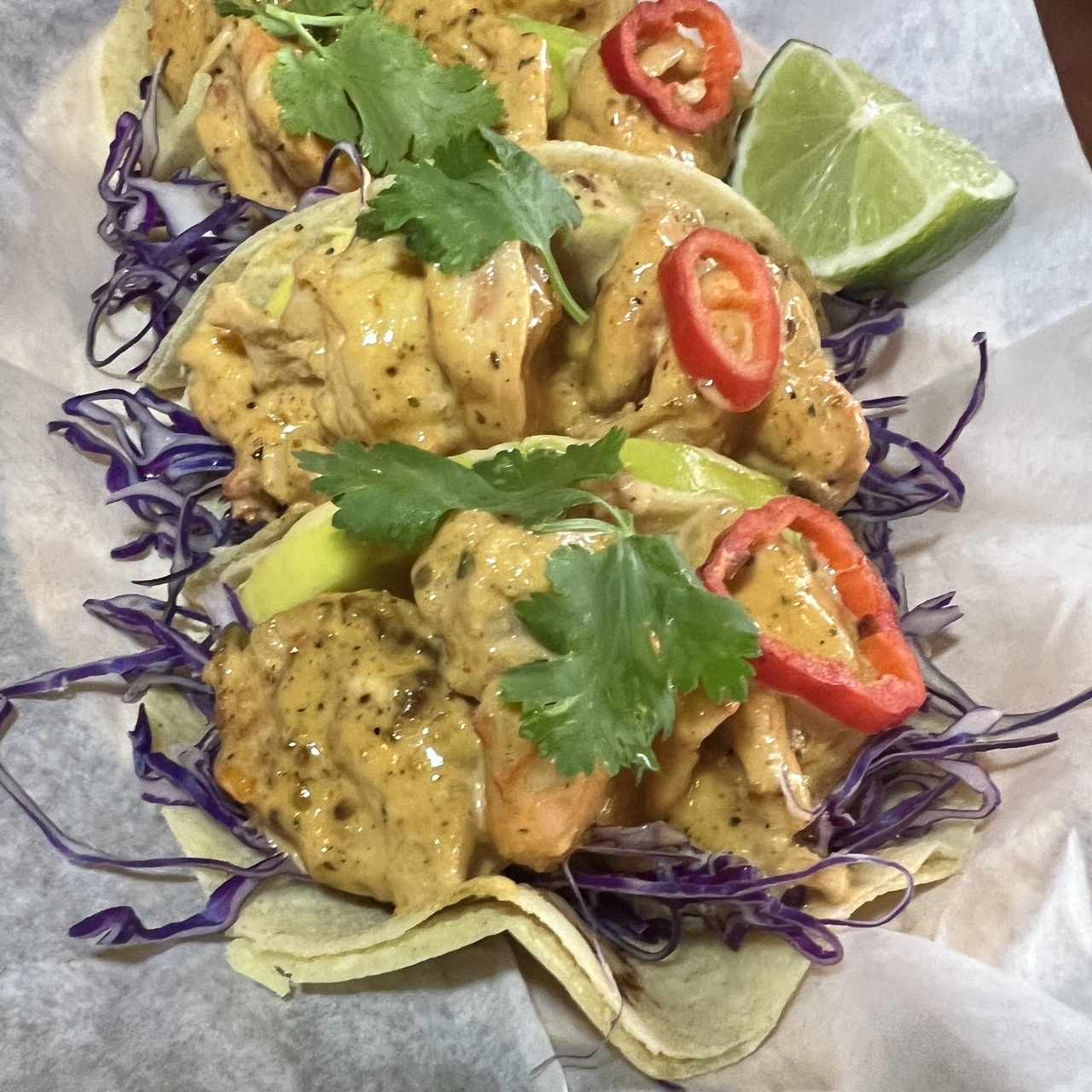 Shrimp tacos