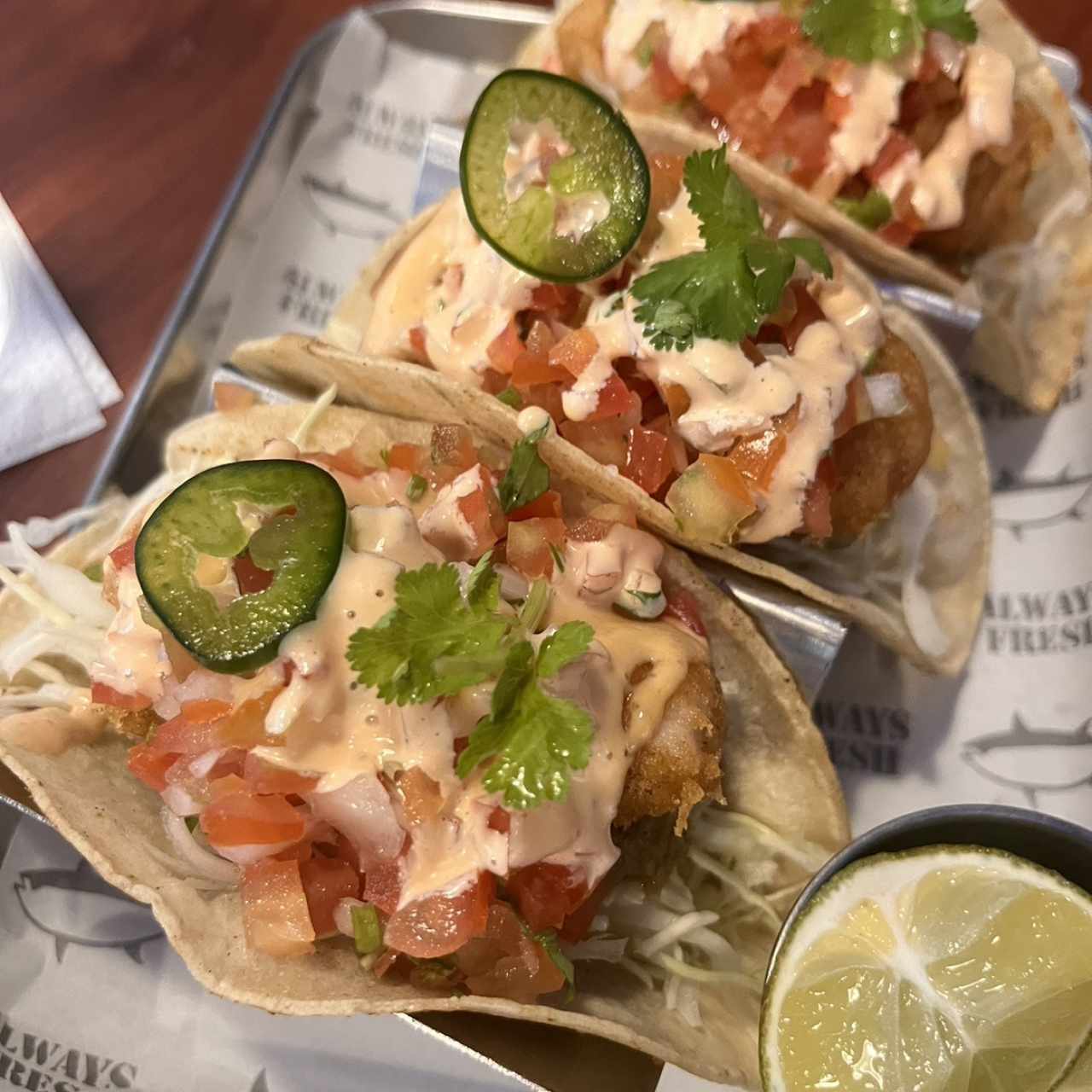 Del Mar - Fish Tacos