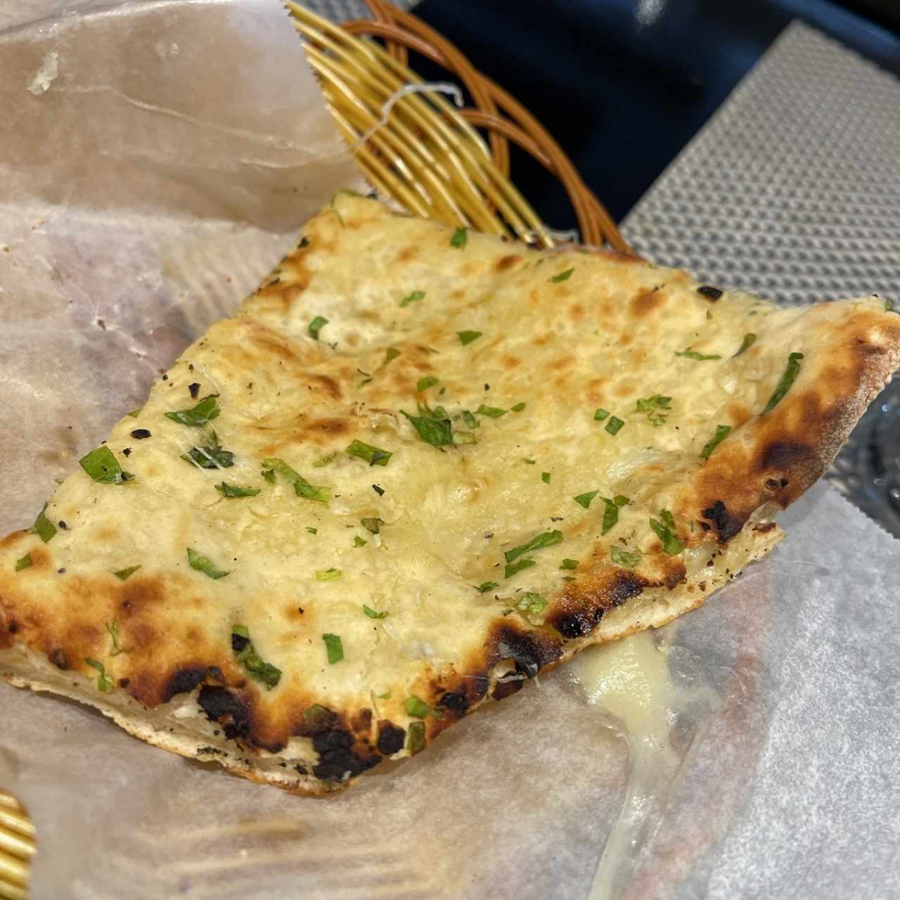 INDIAN BREADS - CHEESE GARLIC NAAN