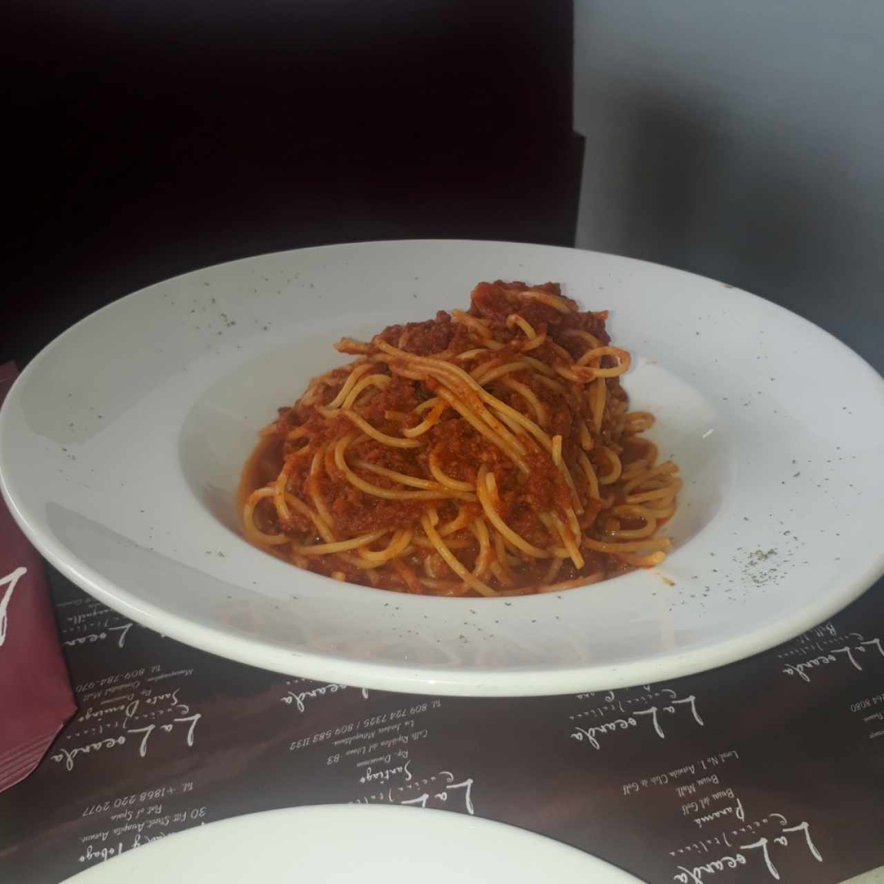 Spaguetti Bolognesa