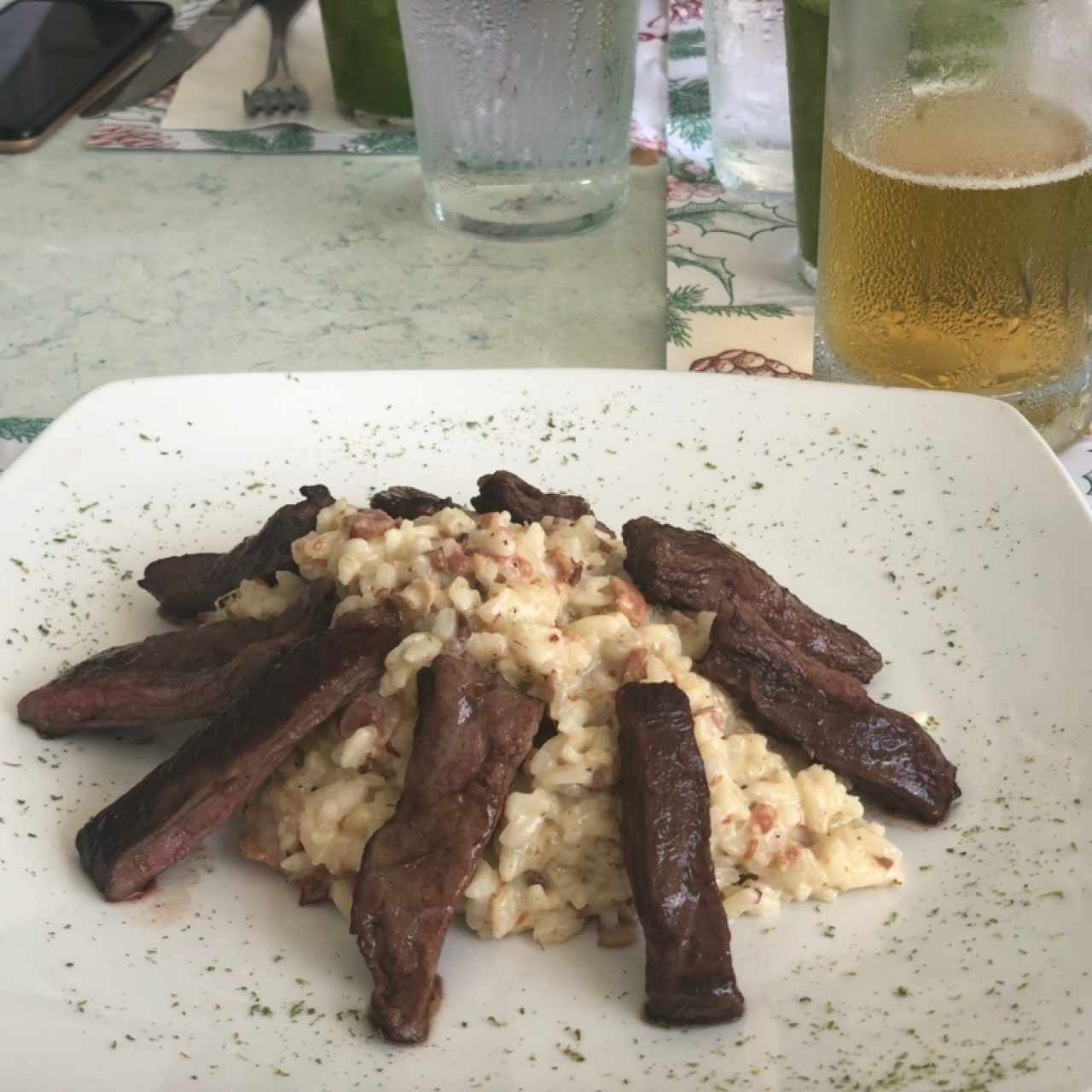 Rissoto con Entraña ❤️❤️ La Loncanda ❤️