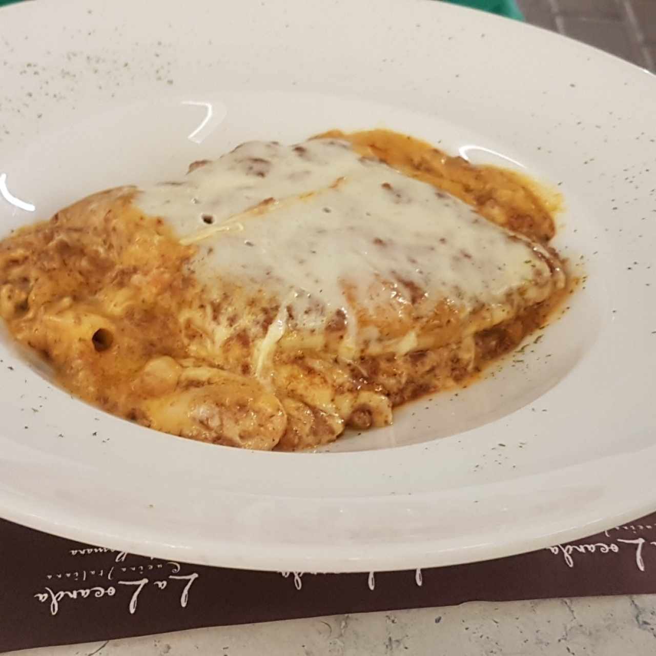 lasagna boloñesa