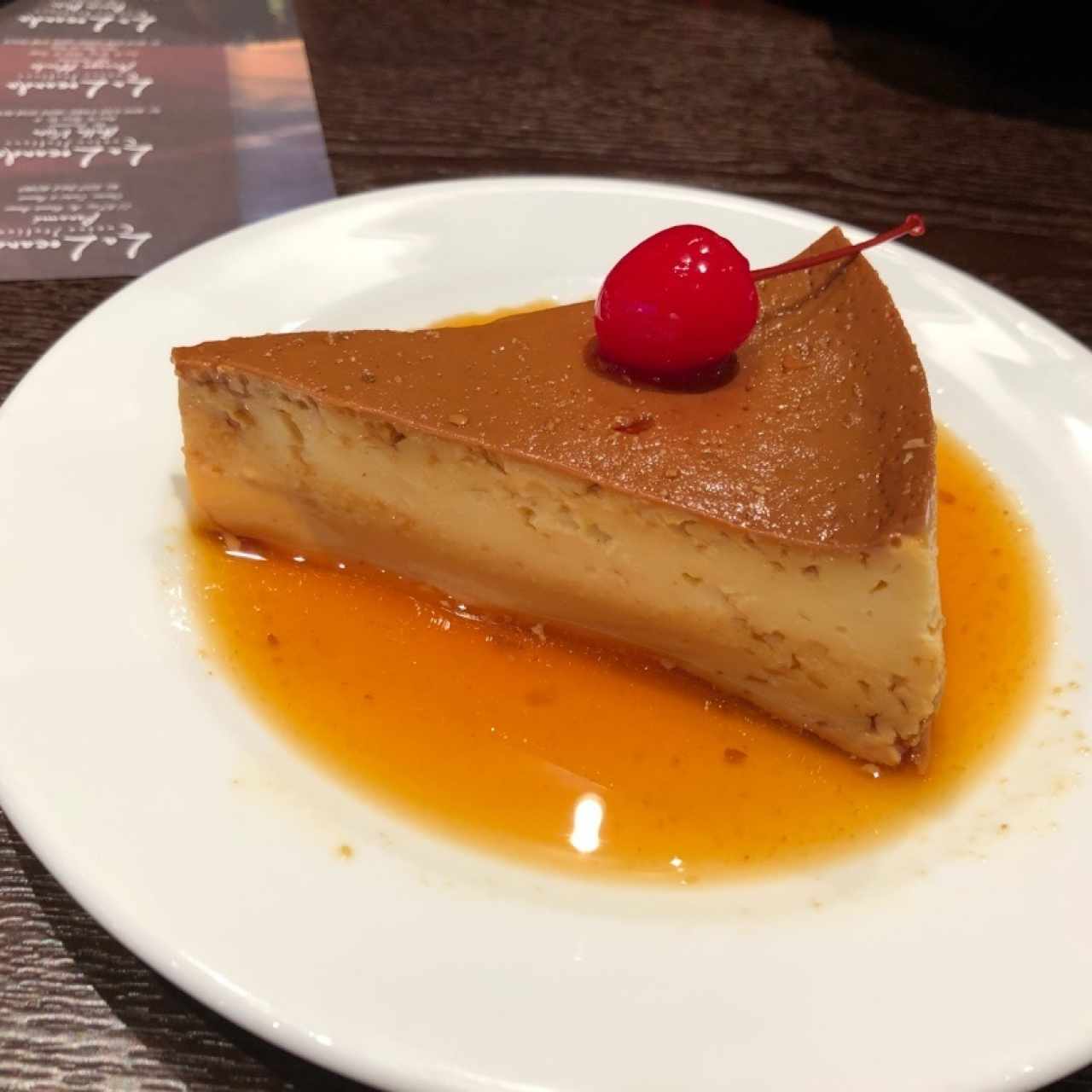 Flan de la casa