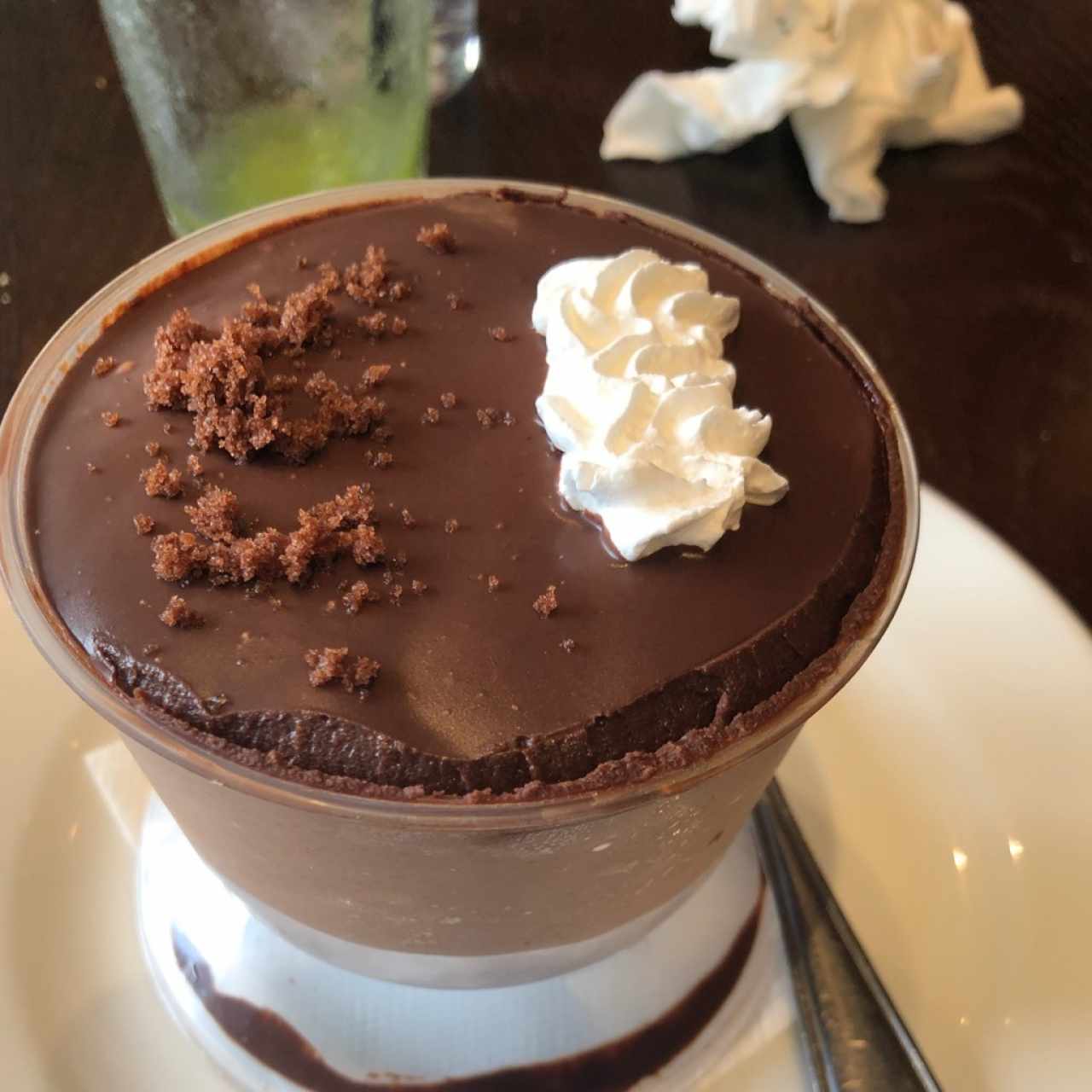 mousse de chocolate