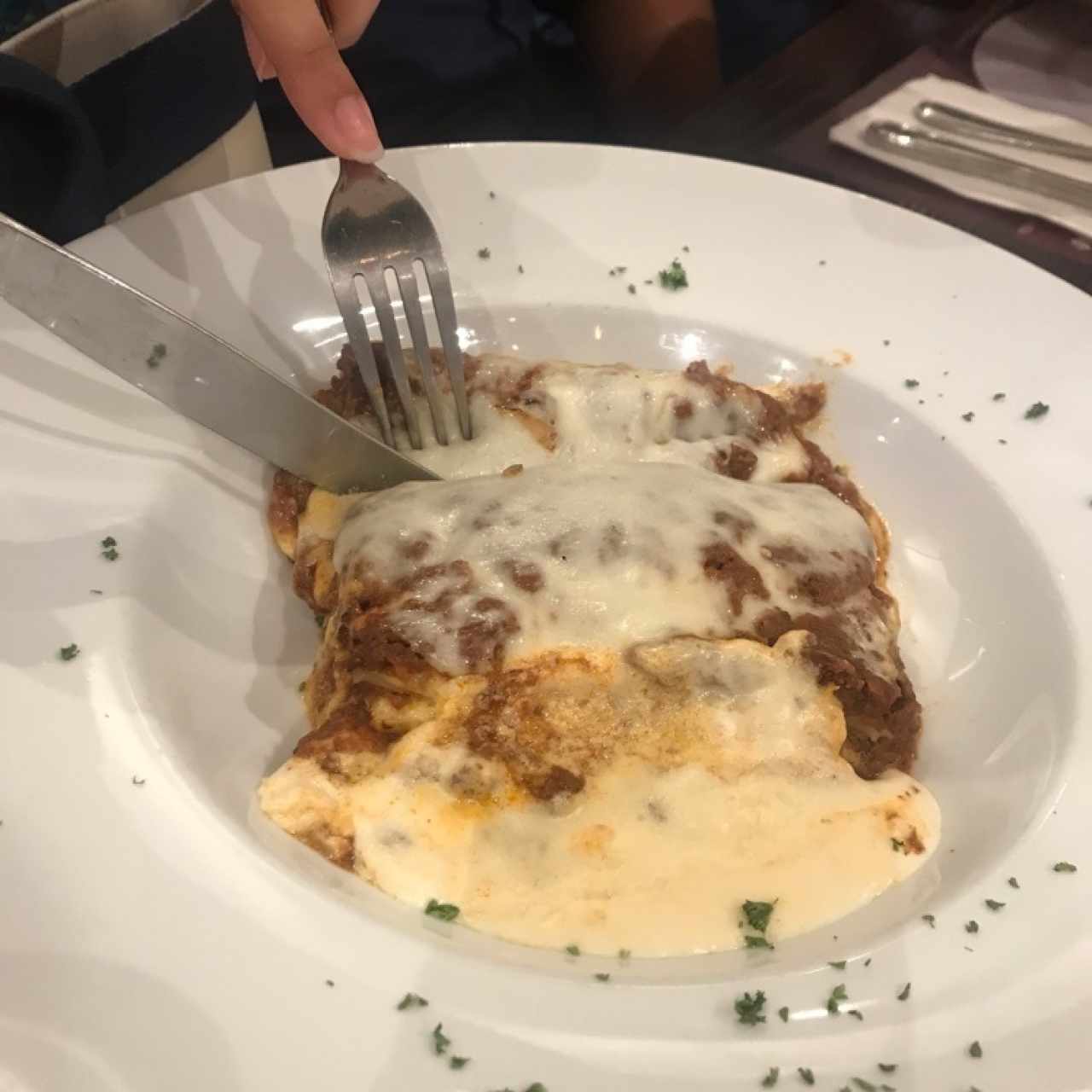 lasagna de carne