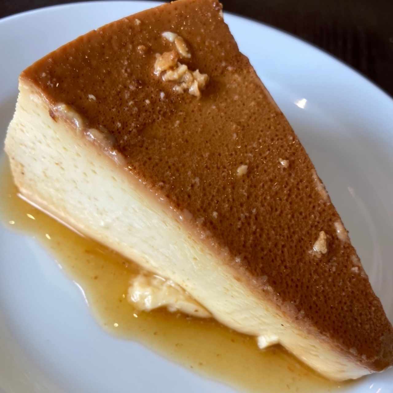 Flan de la casa