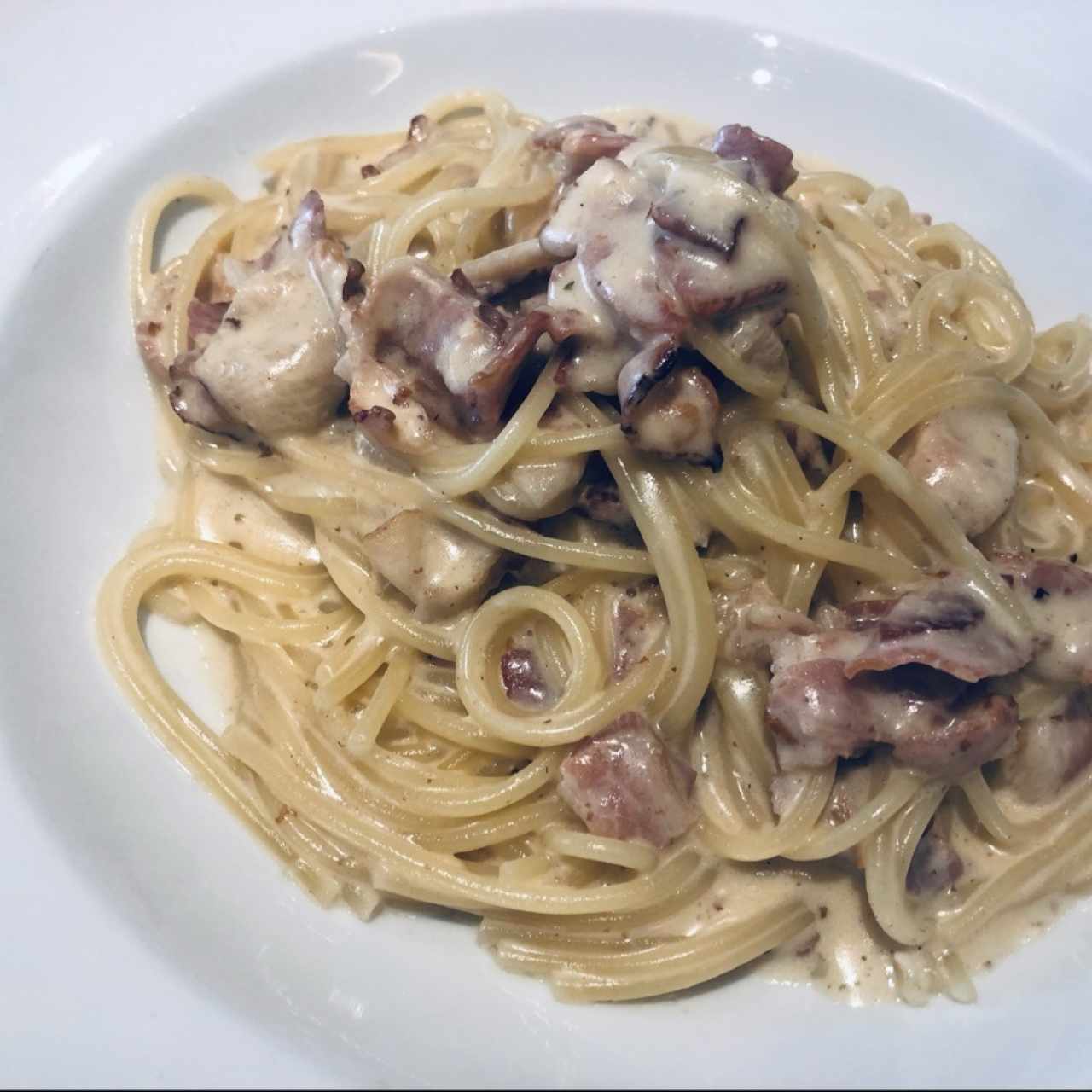 Spaguetti a la Carbonara