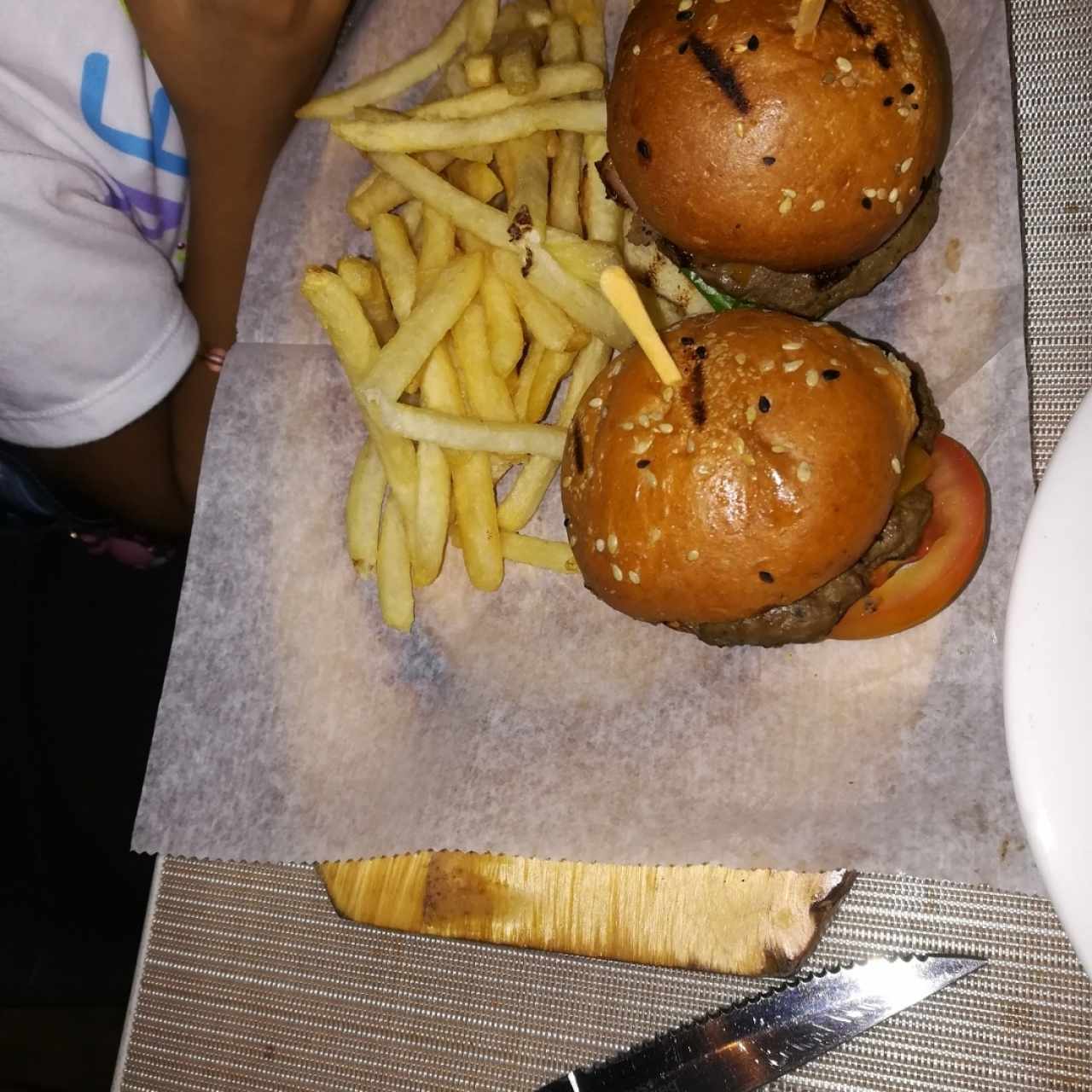 hamburguesas para niños