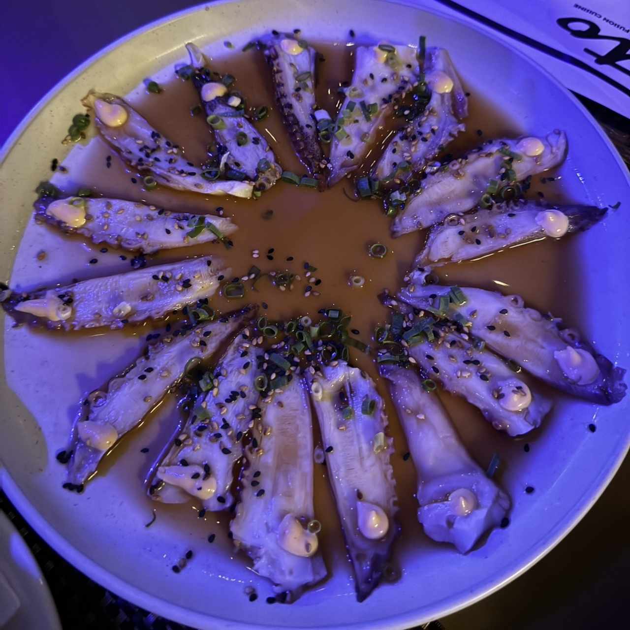 Carpaccio - Tako Sunomono