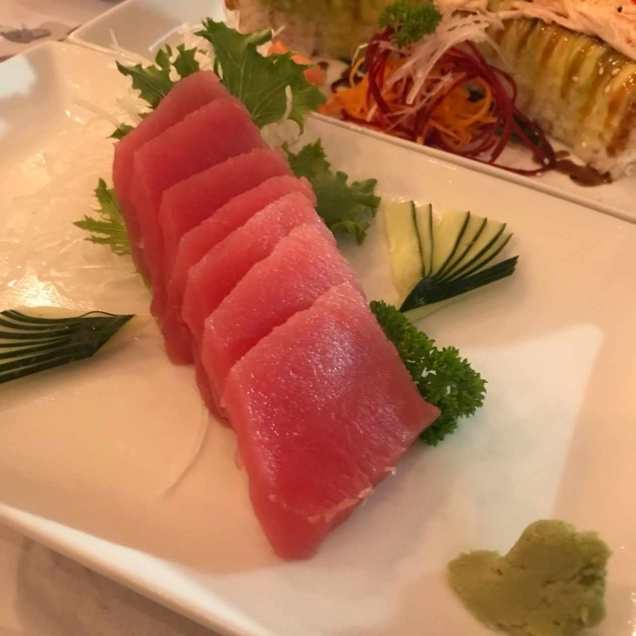 Ato sashimi de maguro (7 pzs)