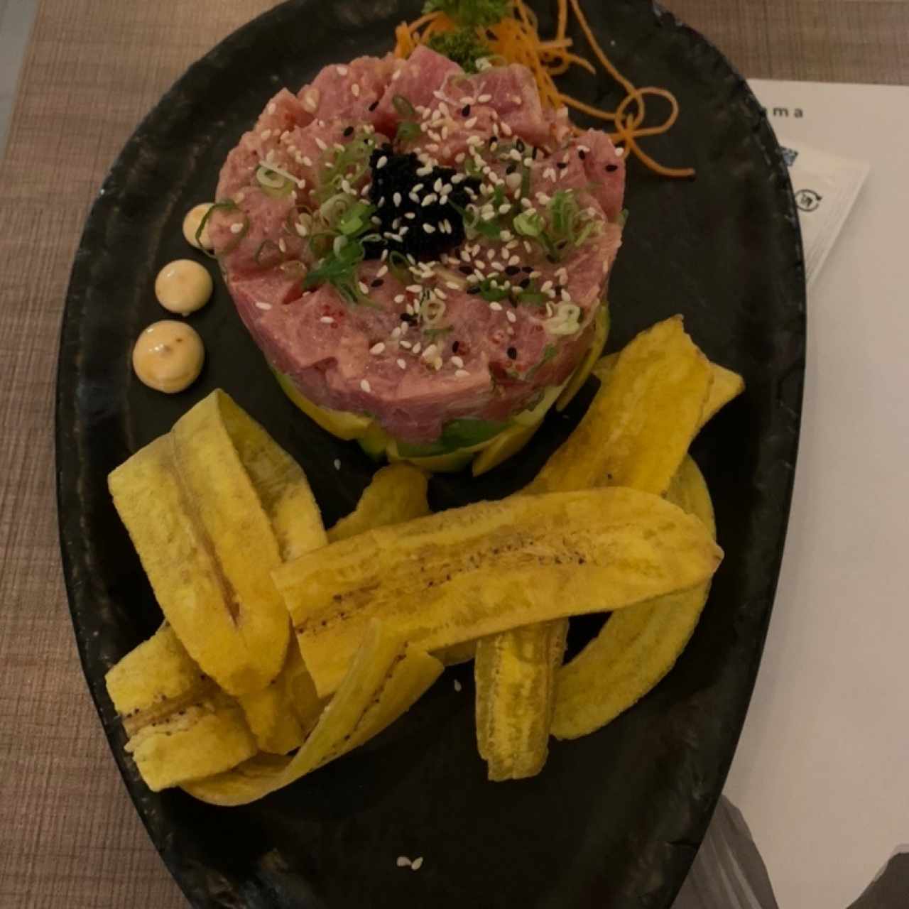 Entradas/Carpaccio - Tartar de Atún