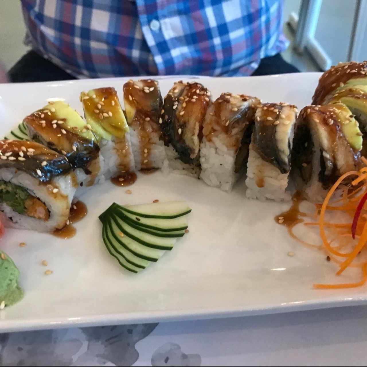 Dragon roll (10 piezas)