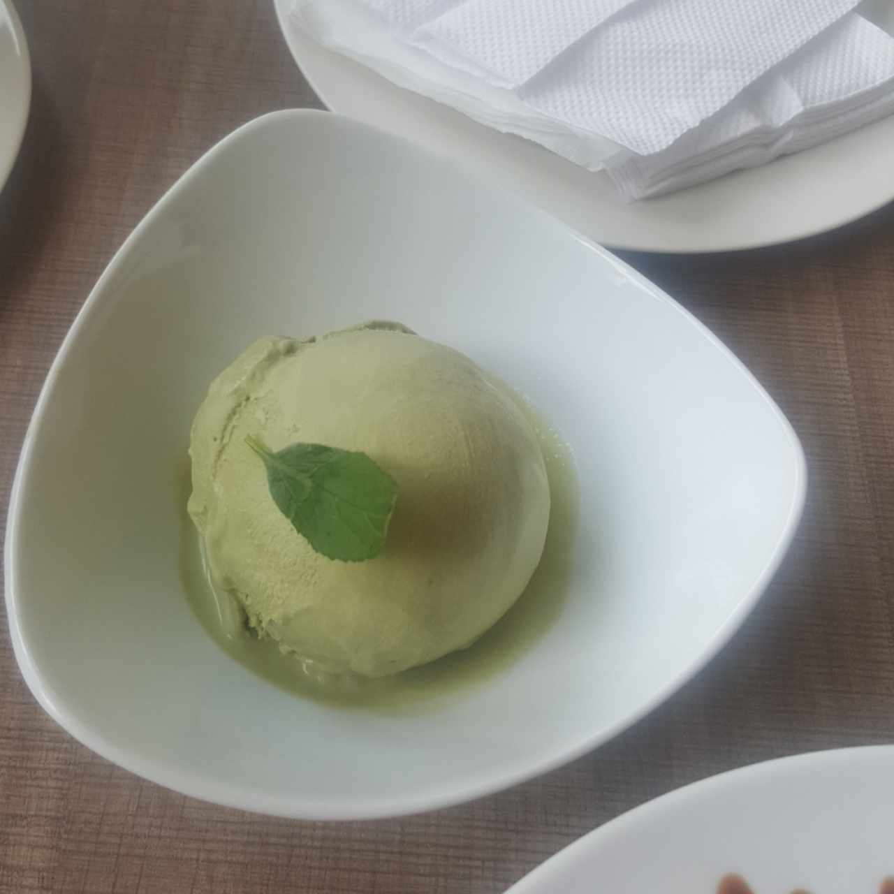 helado de té verde