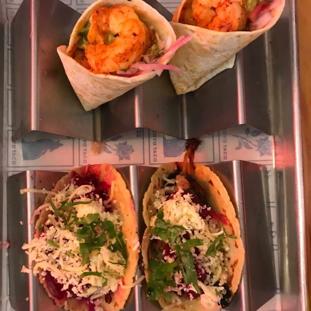 tacos de camaron 