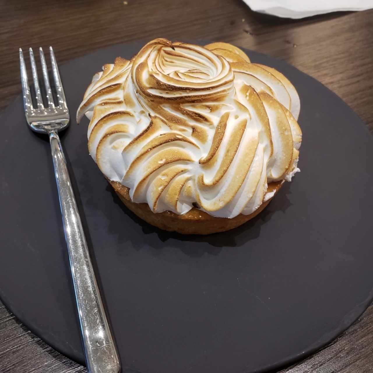 Tarta de limón con merengue 