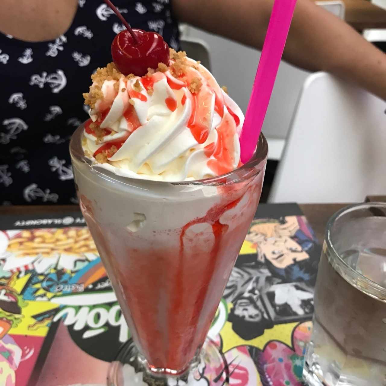 milkshake de fresa