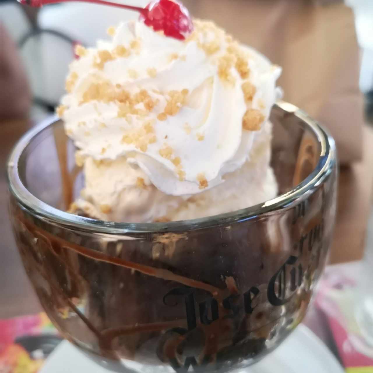 brownie con helado 