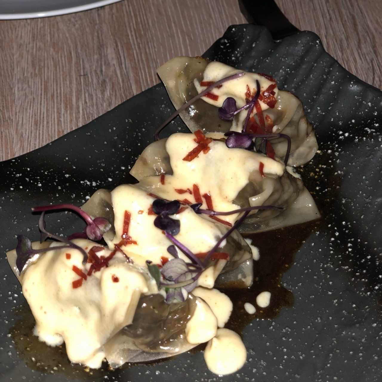 truffle mushrooms dumplings Lo mejor de la noche 