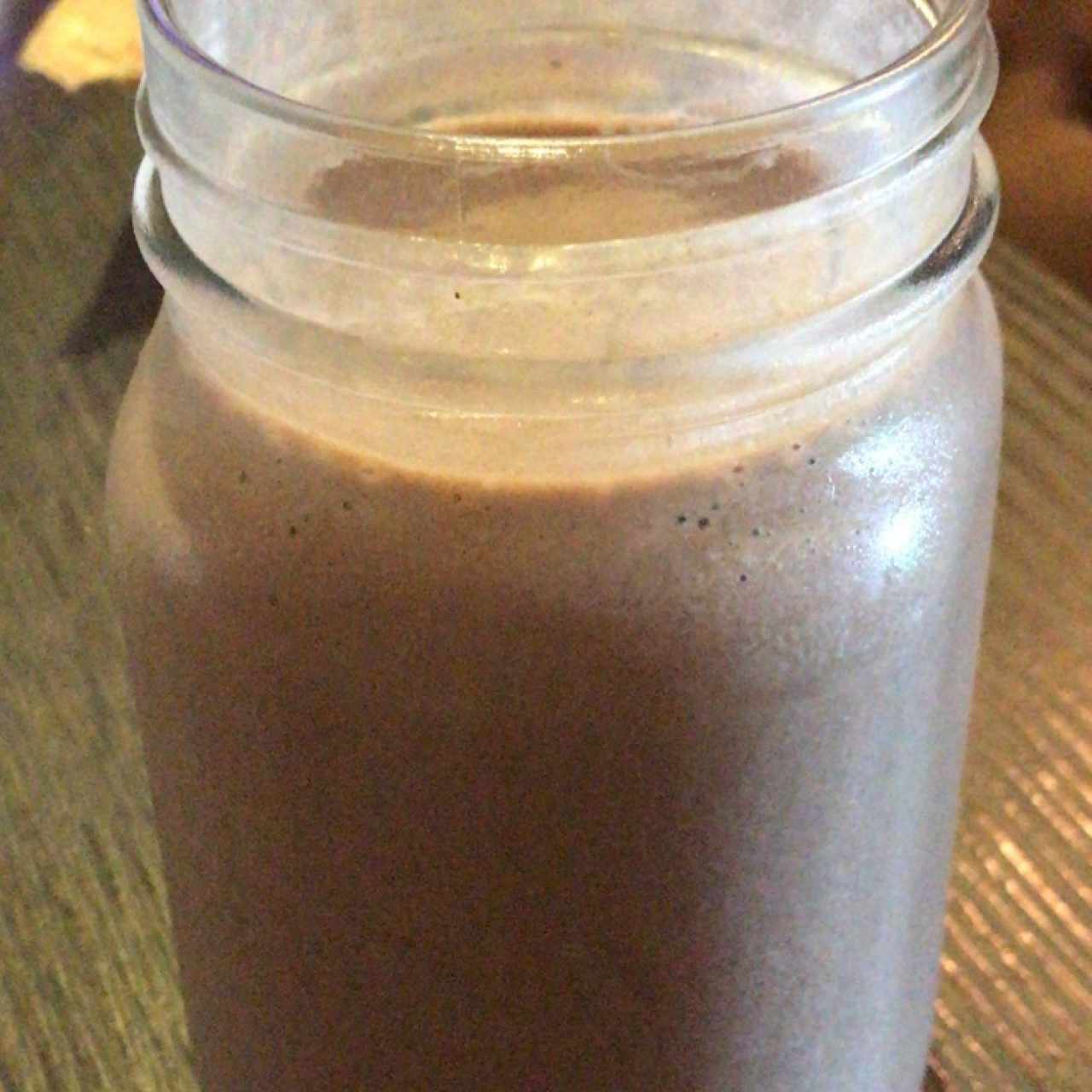 smoothie de banana cacao