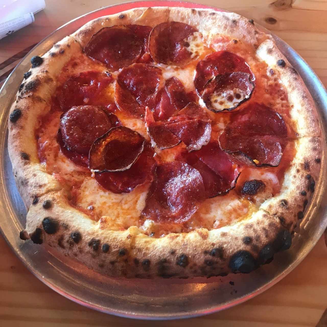 Pizza de Pepperoni y Chorizo