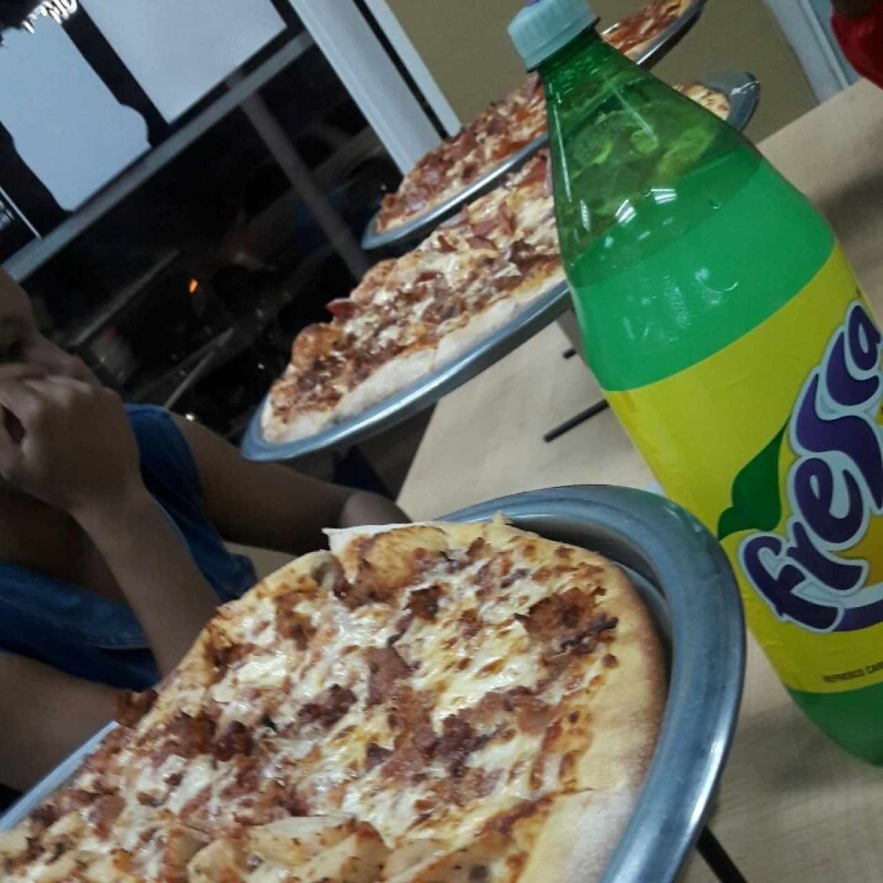 Pizzas con Bacon,Peperoni,Pollo,Carne Molida, Jamóm