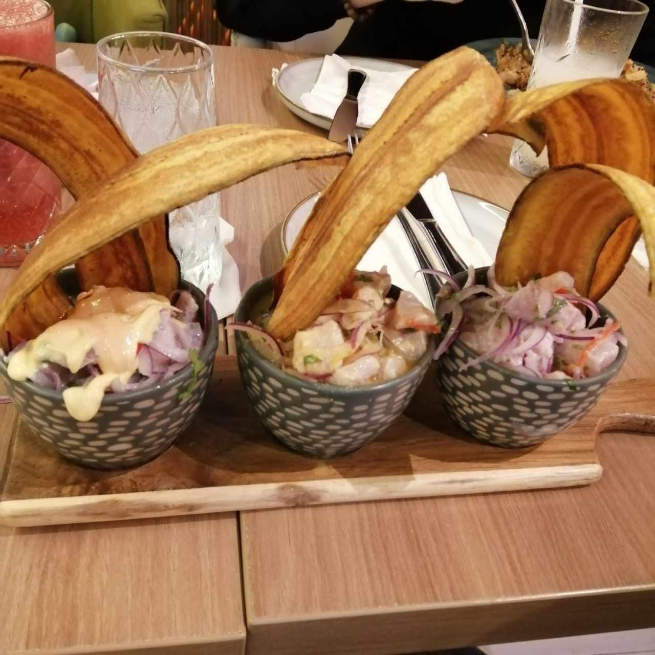 Degustación de tres Ceviches