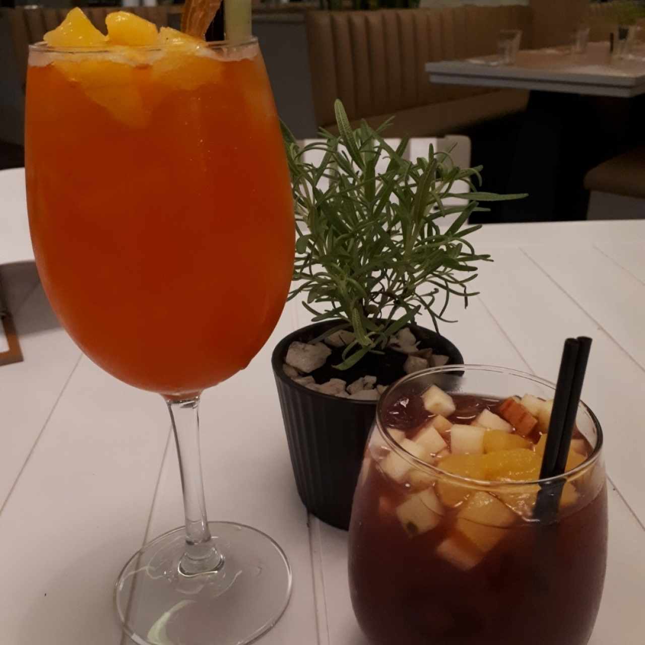 sangría y aperol