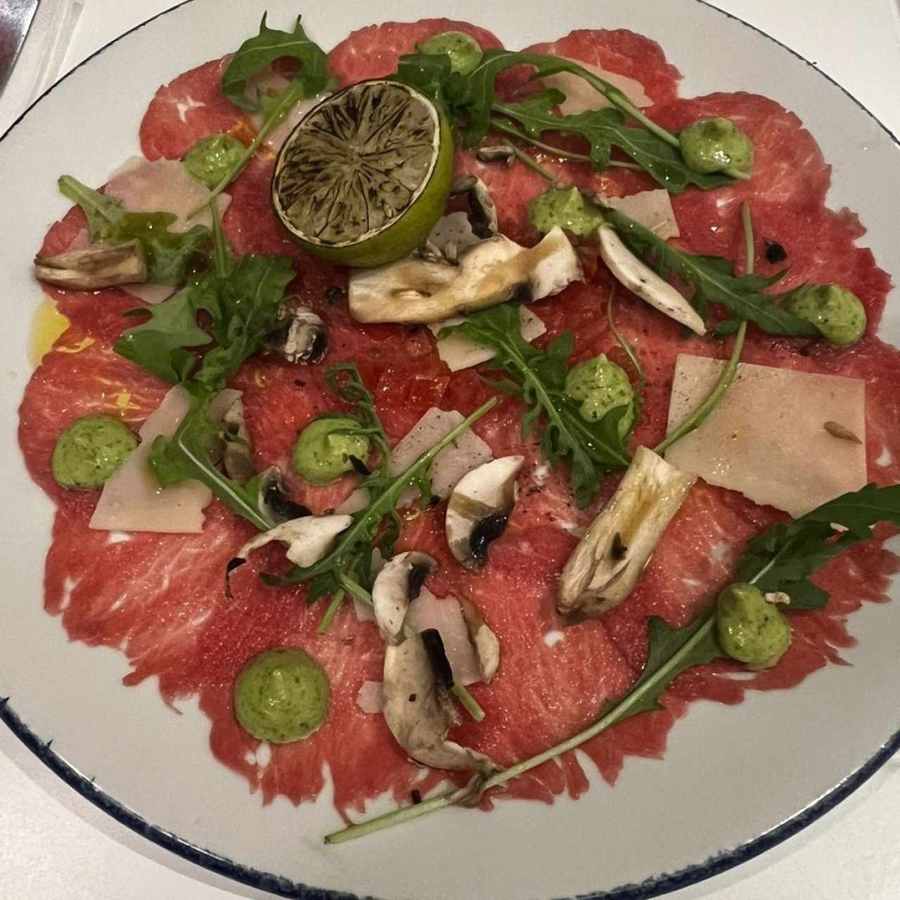 Carpaccio Di Manzo