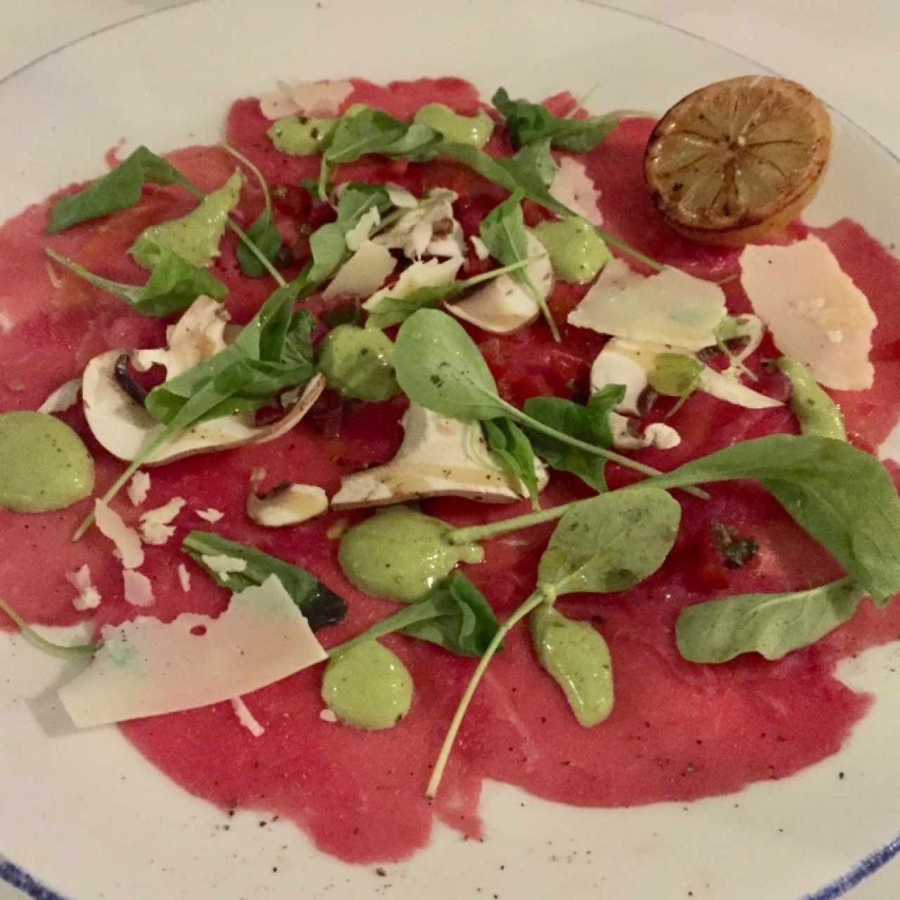 Carpaccio di manzo