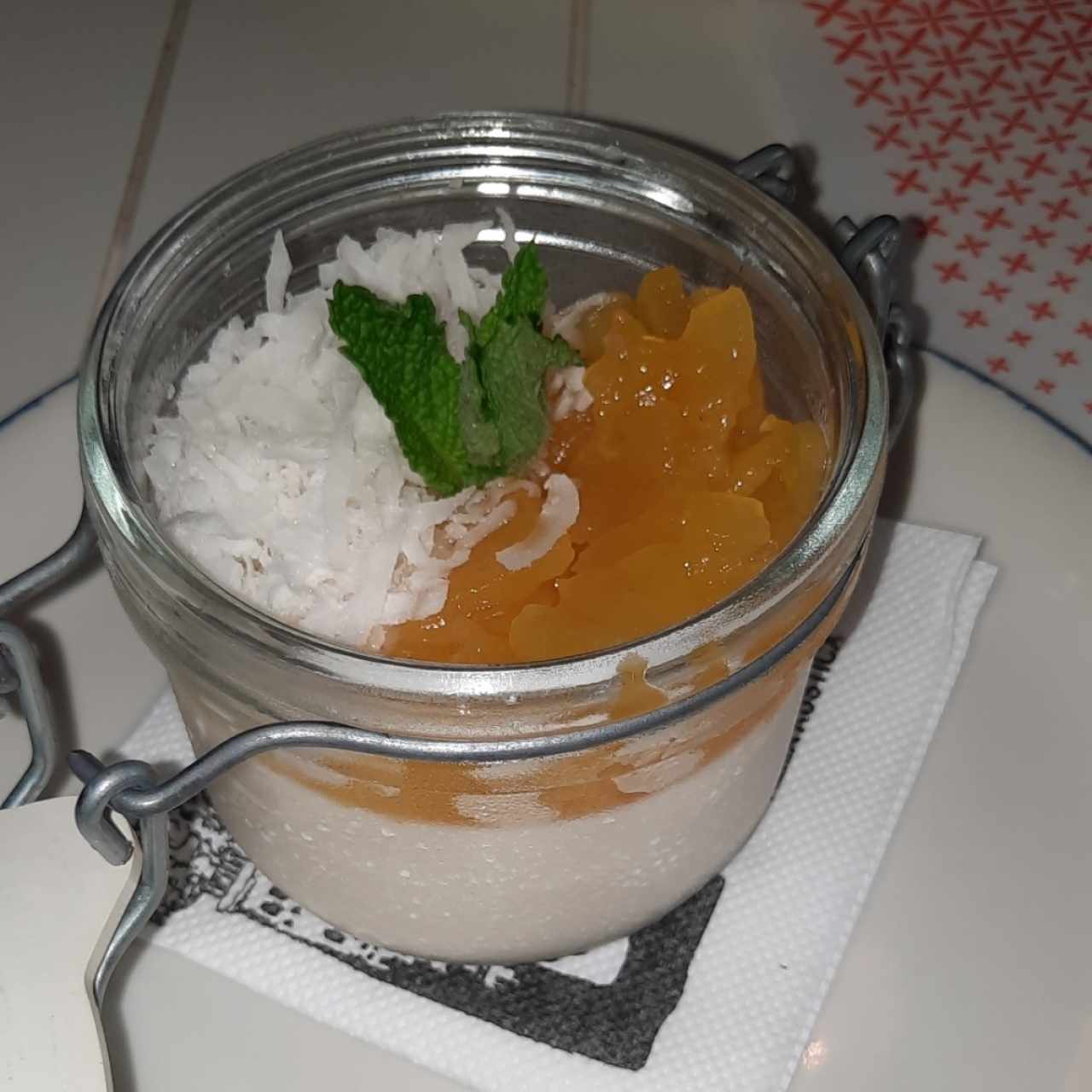 Pannacotta de Piña Colada